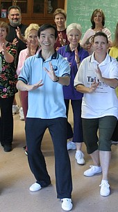 Dr Paul Lam at the Tai Chi for Diabetes instructors' training class in Indiana USA 2006