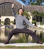 Dr Paul Lam after a  tai chi workshop in San Diego