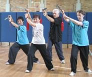 Chen style tai chi sword from the tai chi workshop in Sydney 2005