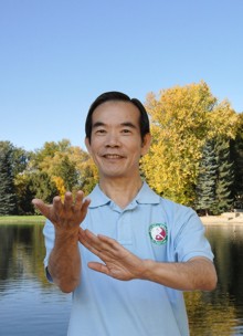 Dr Lam offering the gift of tai chi for health