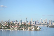 The beautiful Sydney Harbour view we see everyday at the workshop